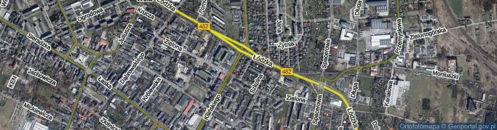 Zdjęcie satelitarne Obrońców Westerplatte ul.